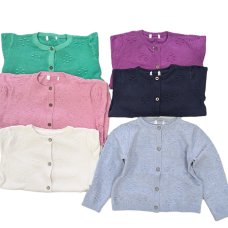NTX013: Girls Knitted Bobble Cardigan (9 Months -10 Years)